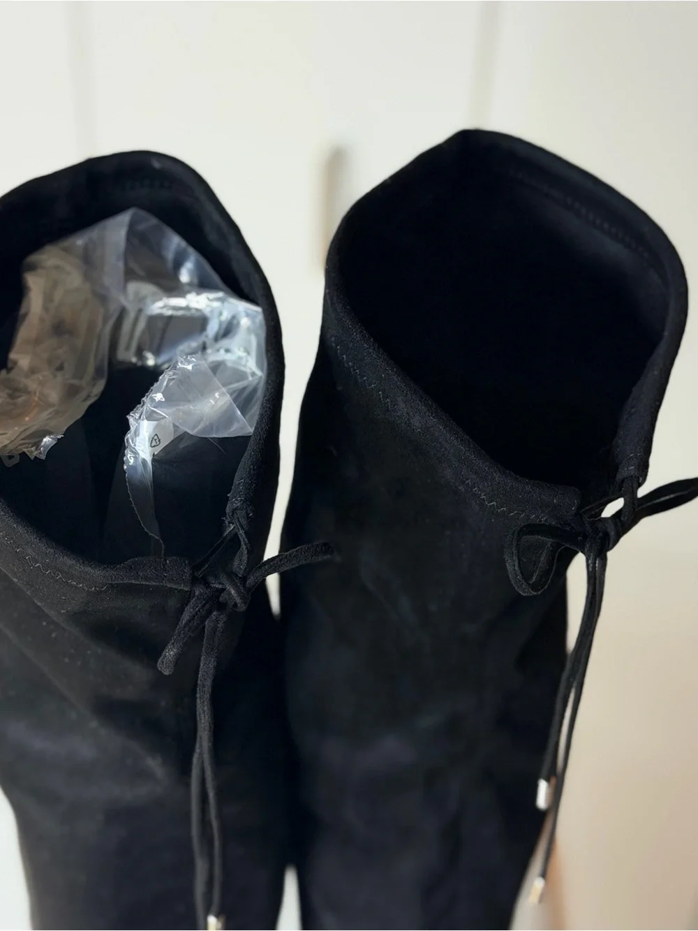 Marc Fisher Black Over-the-Knee Suede Block Heel Pointed Toe Luxury Boots 6 36